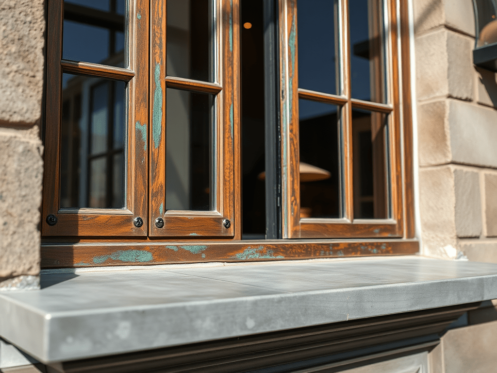 Avantages des Appuis de Fenêtres en Zinc, Cuivre et&nbsp;Plomb